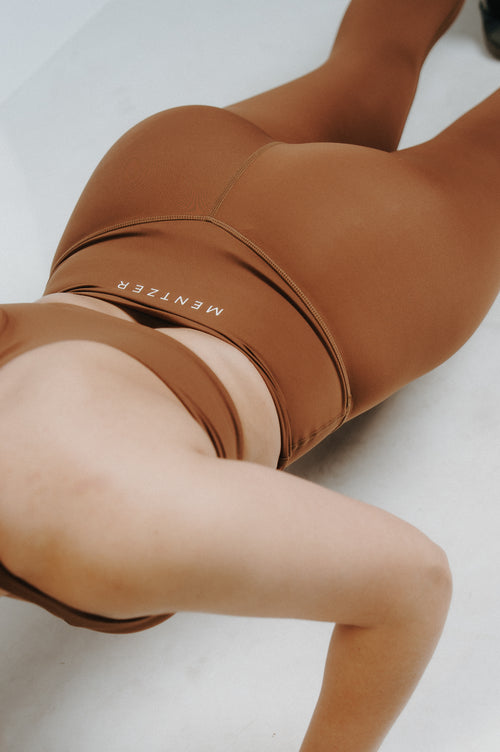 AERIS  Brown    Legging de cintura alta