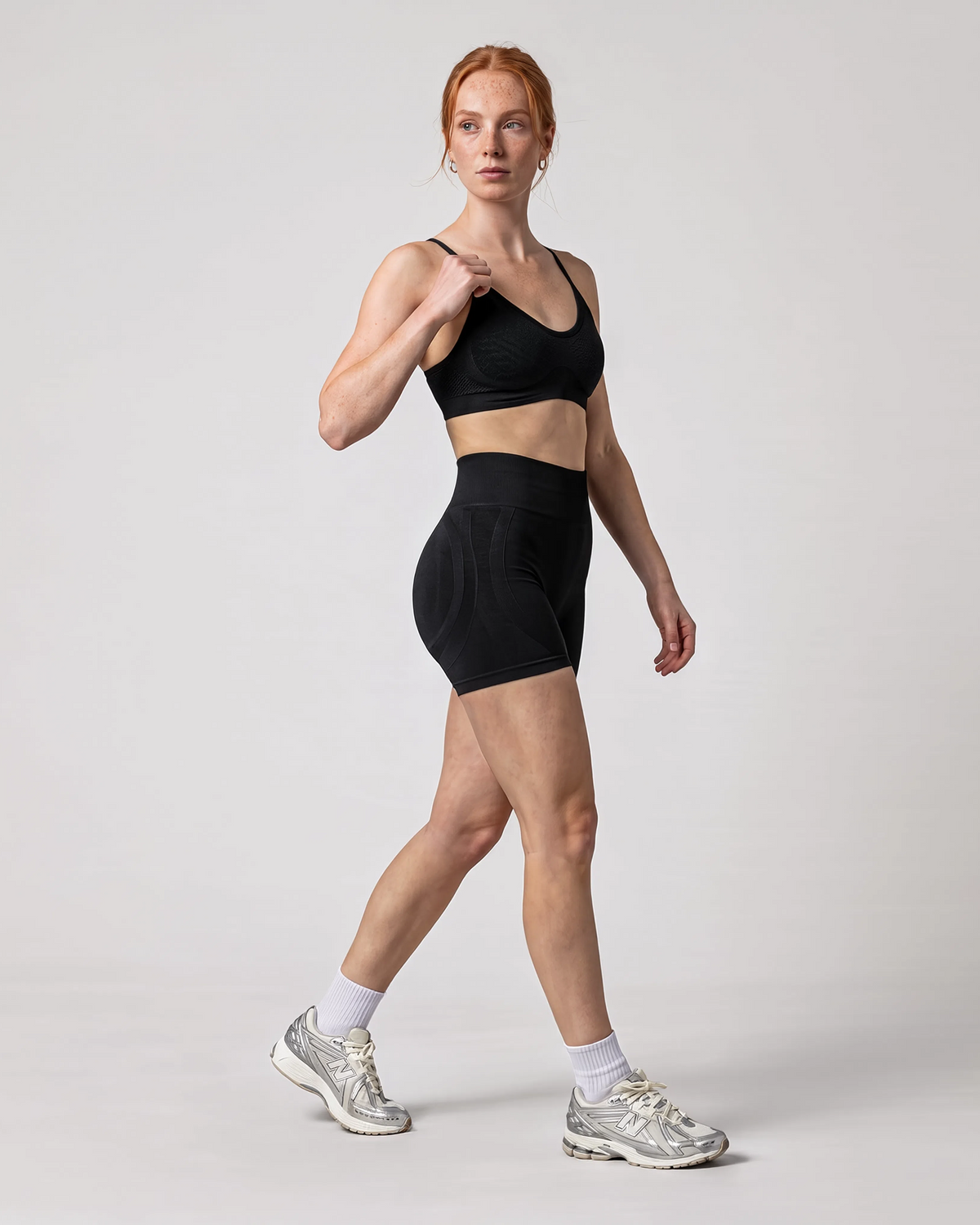 Shorts Deportivos  SCULPT Scrunch Negro