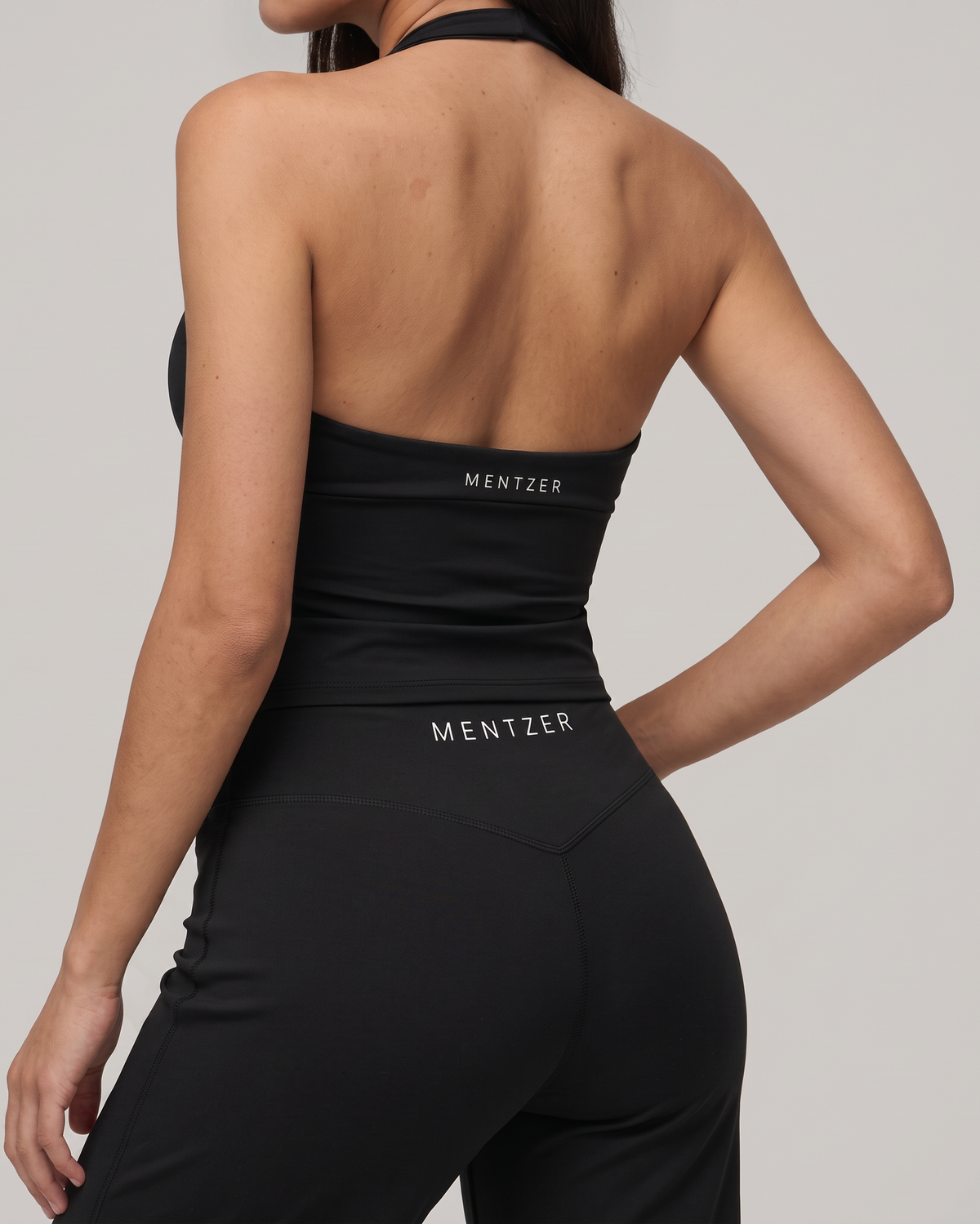 Wide Leg Black — Pantalón Deportivo de Tiro Alto