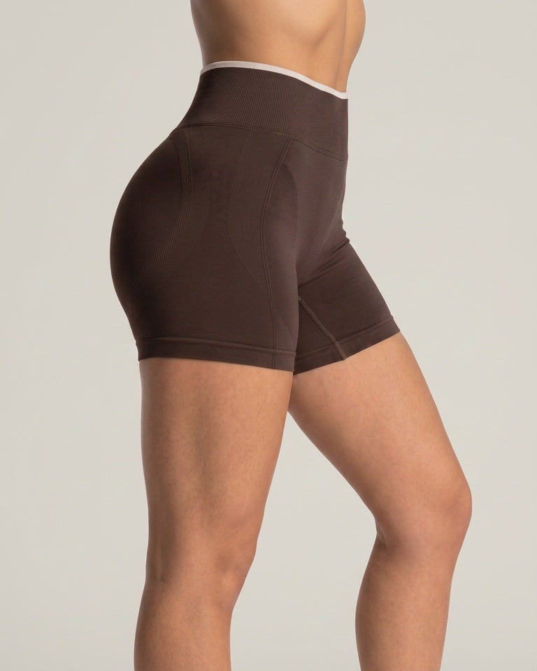 Shorts Deportivos  SCULP Scrunch™ Marrón