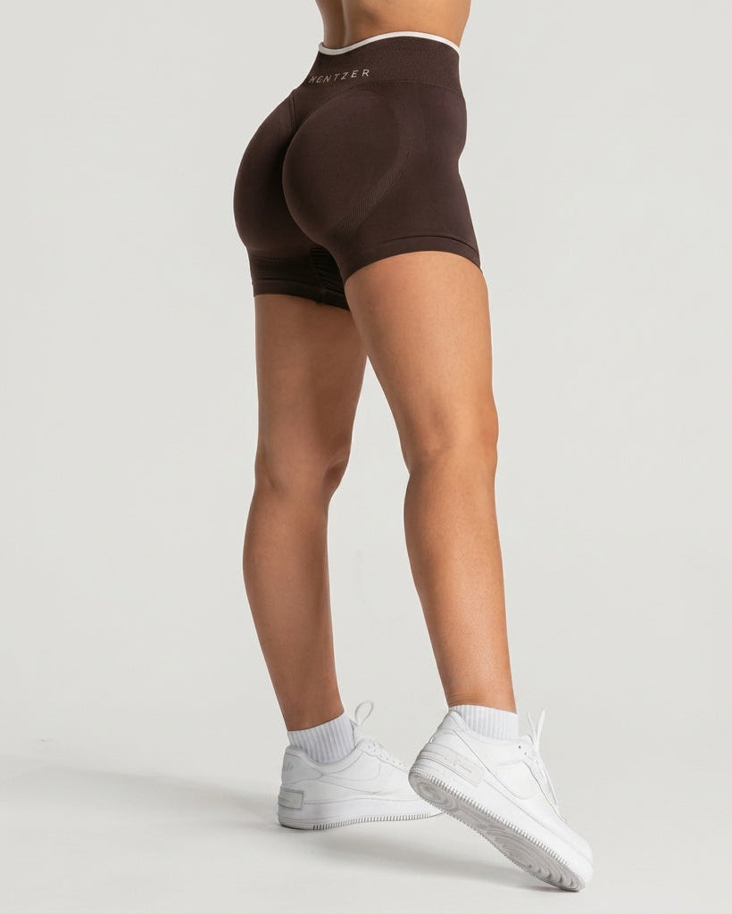 Shorts Deportivos  SCULP Scrunch™ Marrón