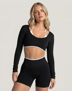 Top  Manga Larga SCULPT™ Black