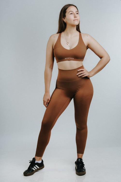 AERIS  Brown    Legging de cintura alta