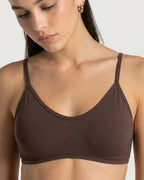 Sujetador deportivo Sculpt Café Moro